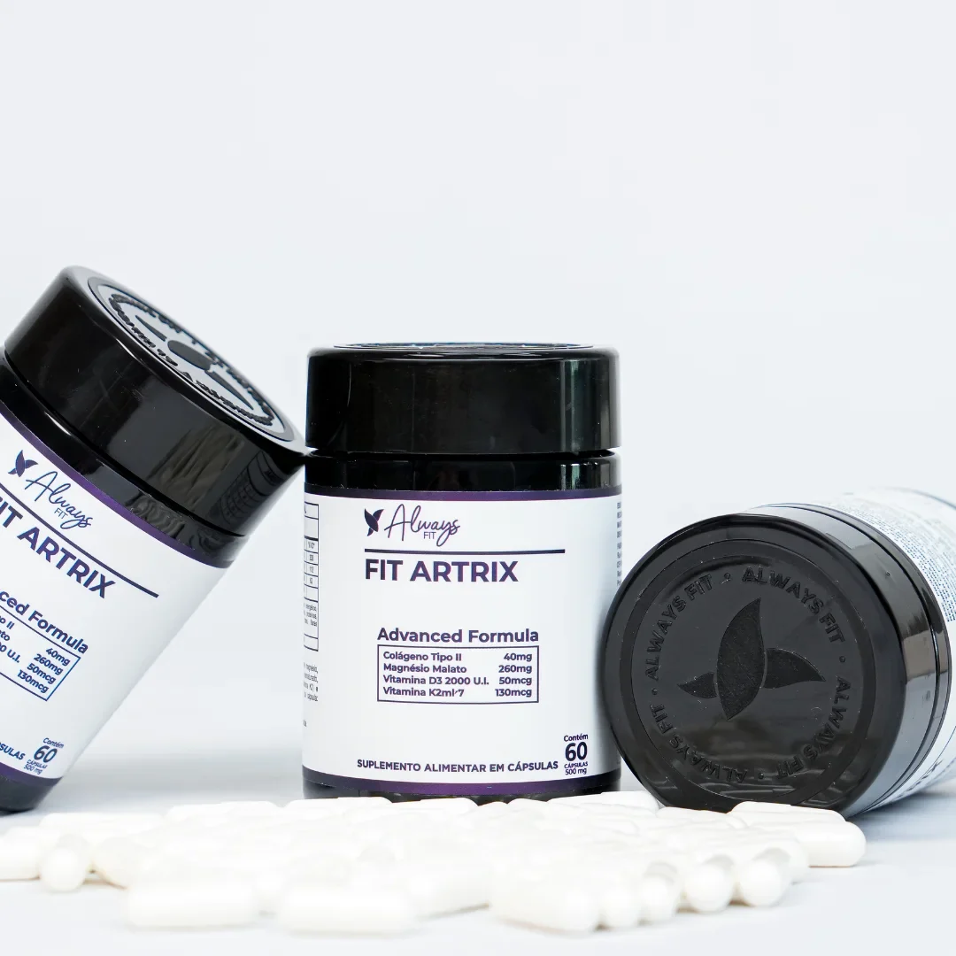 FitArtrix® - Colágeno tipo 2, Vitamina D3, Vitamina K2 MK7, Magnésio Dimalato - 60 Cápsulas - Image 4
