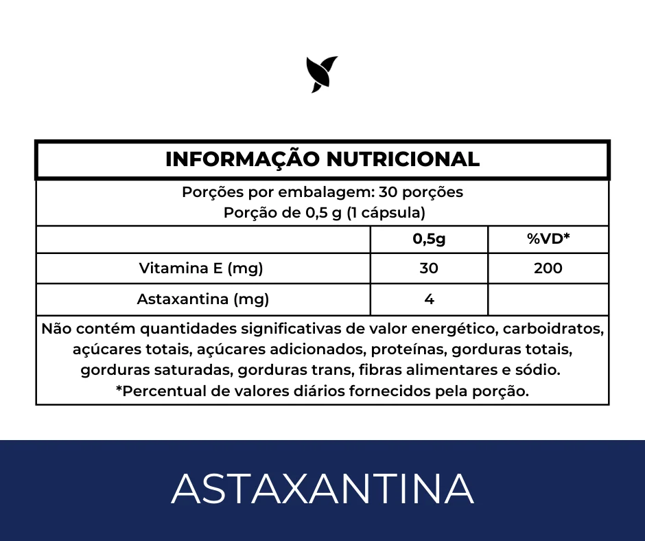 Astaxantina 4mg + Vitamina E 30mg + TCM - 30 Cápsulas - Image 3