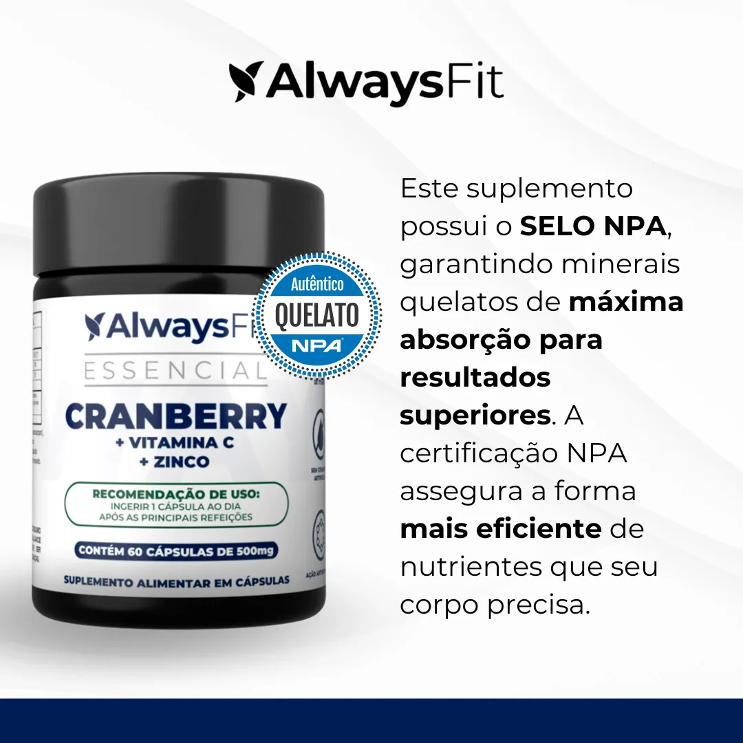Cranberry com Vit. C e Zinco em Cápsulas - 60 Cápsulas - Image 4