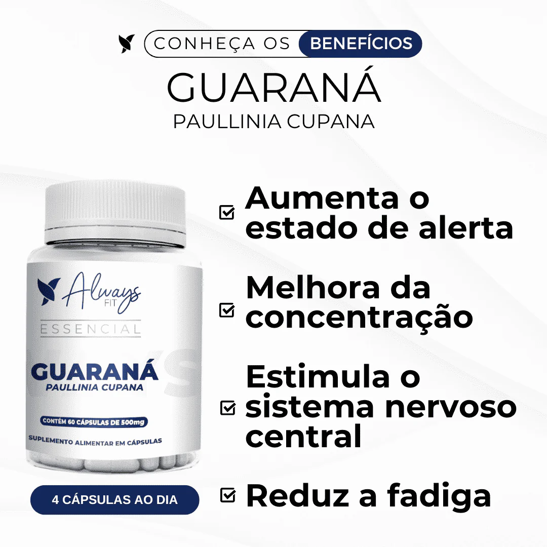 Guaraná (Paullinia Cupana) - 60 Cápsulas - Image 3