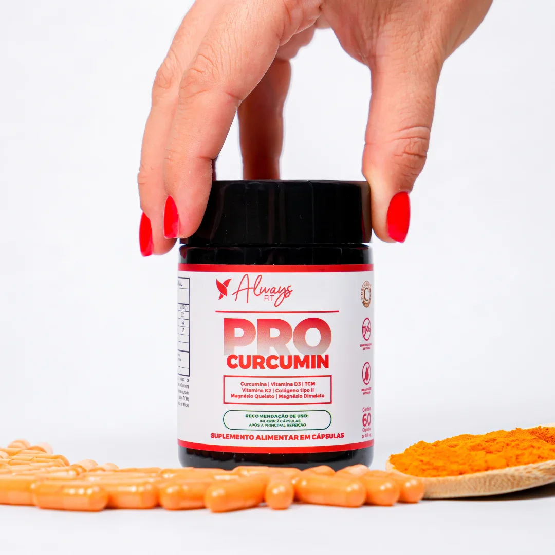 ProCurcumin C3 Complex® - Curcumina (Cúrcuma), Vitamina D3, K2, Magnésio, Colágeno Tipo 2 e TCM - 60 Cápsulas - Image 3