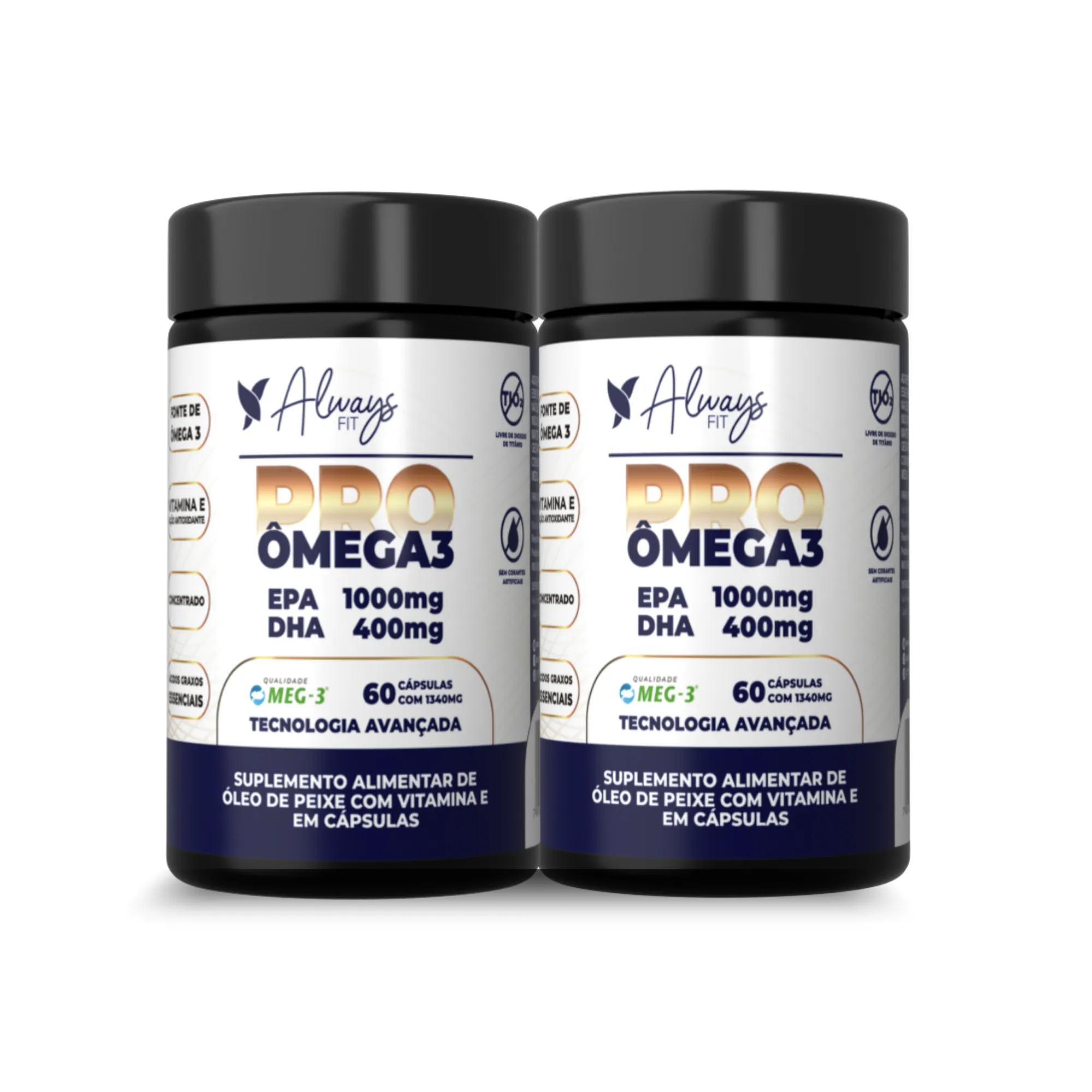 ProOmega 3 - Alta Concentração 1000EPA 400DHA - 60 Cápsulas - Image 3
