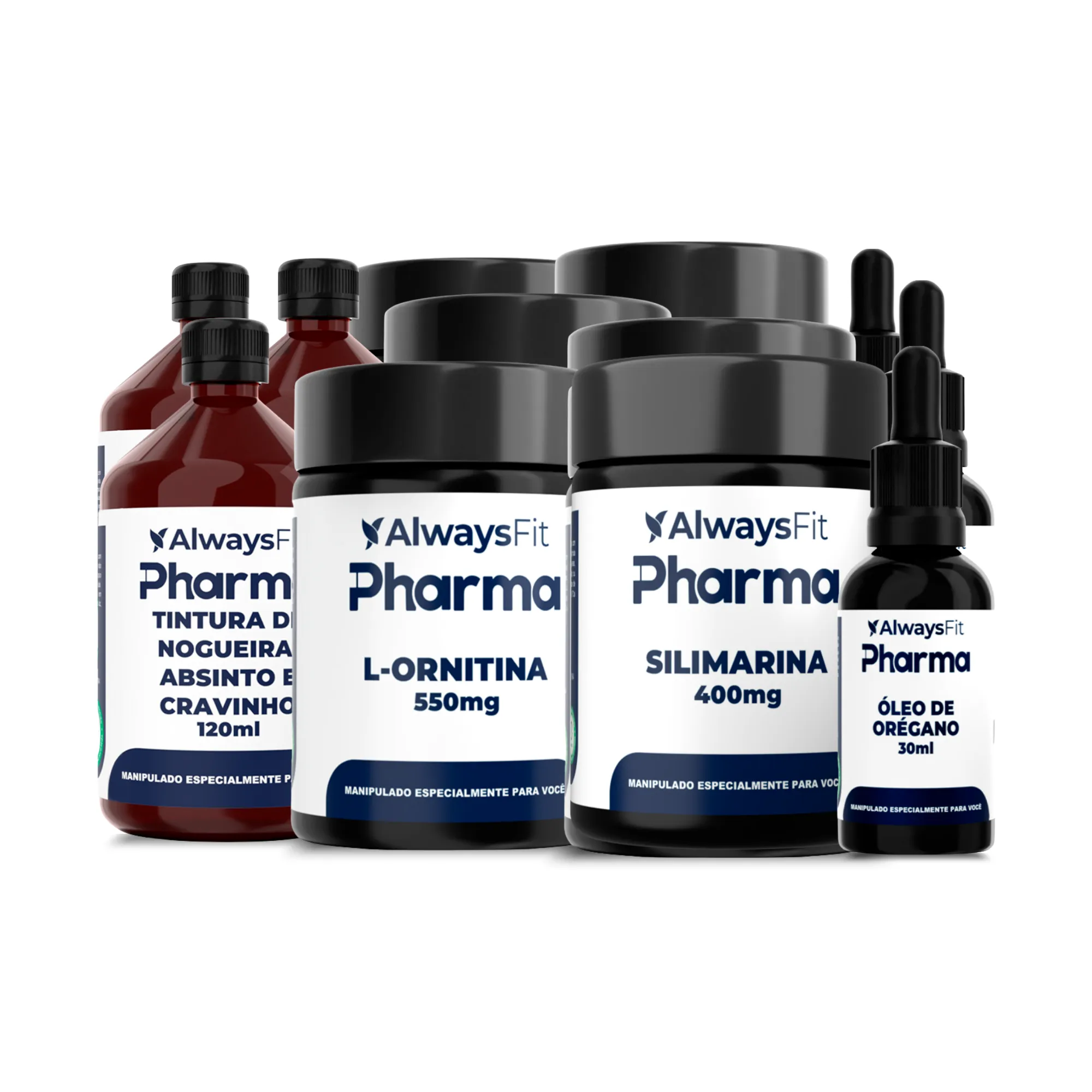 Desparasitação - Tintura de Nogueira Negra + Cravo + Artemísia, Silimarina, Ornitina, Óleo de Orégano – 30 Dias - Image 3