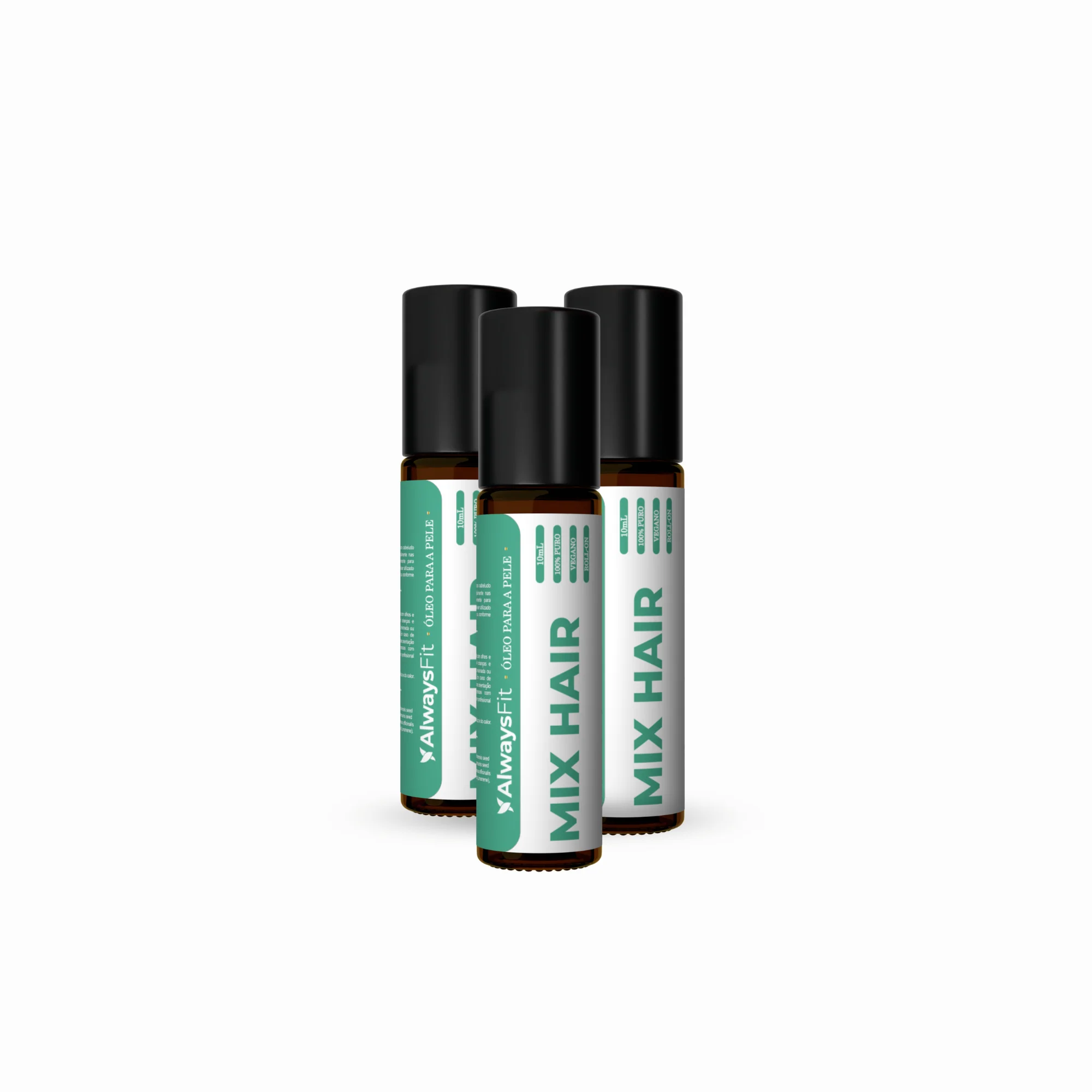 Roll-On Mix Hair, Mix de Oleos para Tratamento Capilar (Oleo de Ricino, Jojoba e Alecrim) | 10ml - Image 3