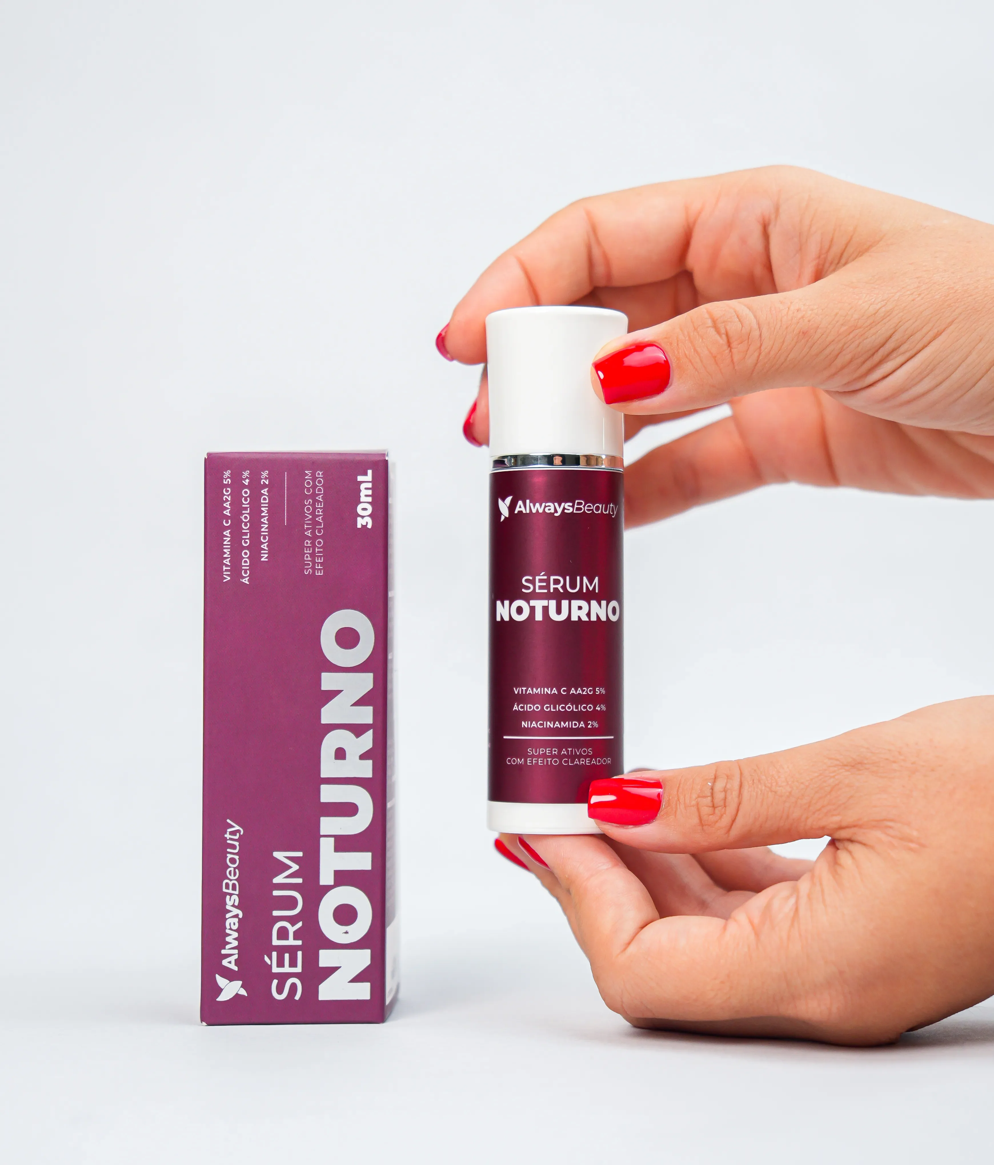 Sérum Noturno 3 em 1 (Ácido Glicólico, Niacinamida e Vit C) 30ml - Image 4