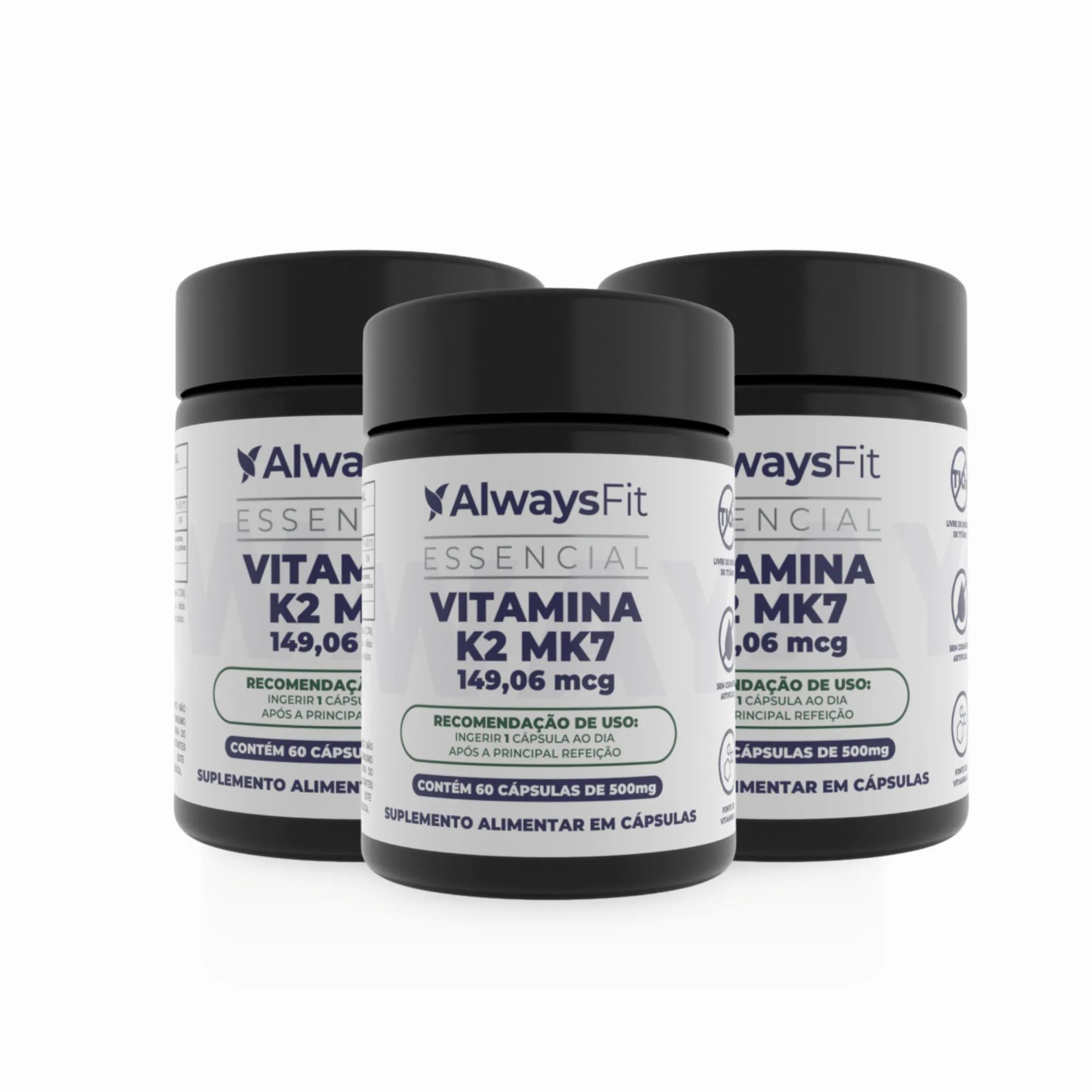 Vitamina K2 MK-7 - 149mcg - 60 Cápsulas - Image 3